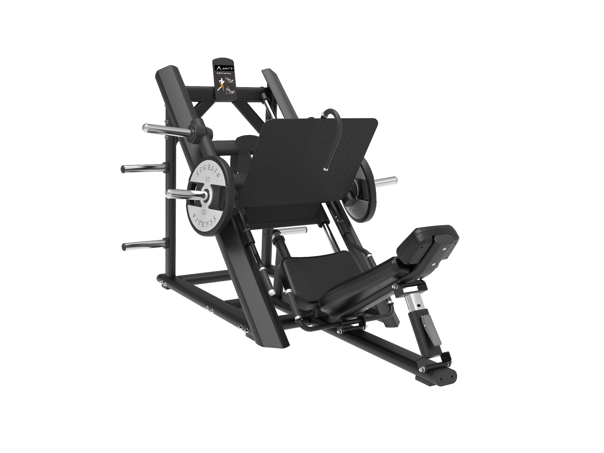 Angled Leg Press Plate Loaded