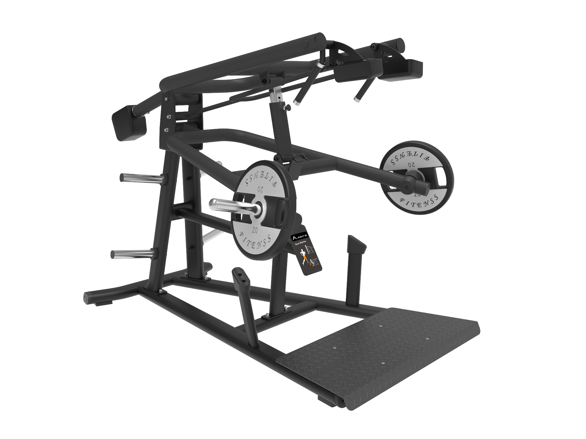 Squat Machine Plate Loaded