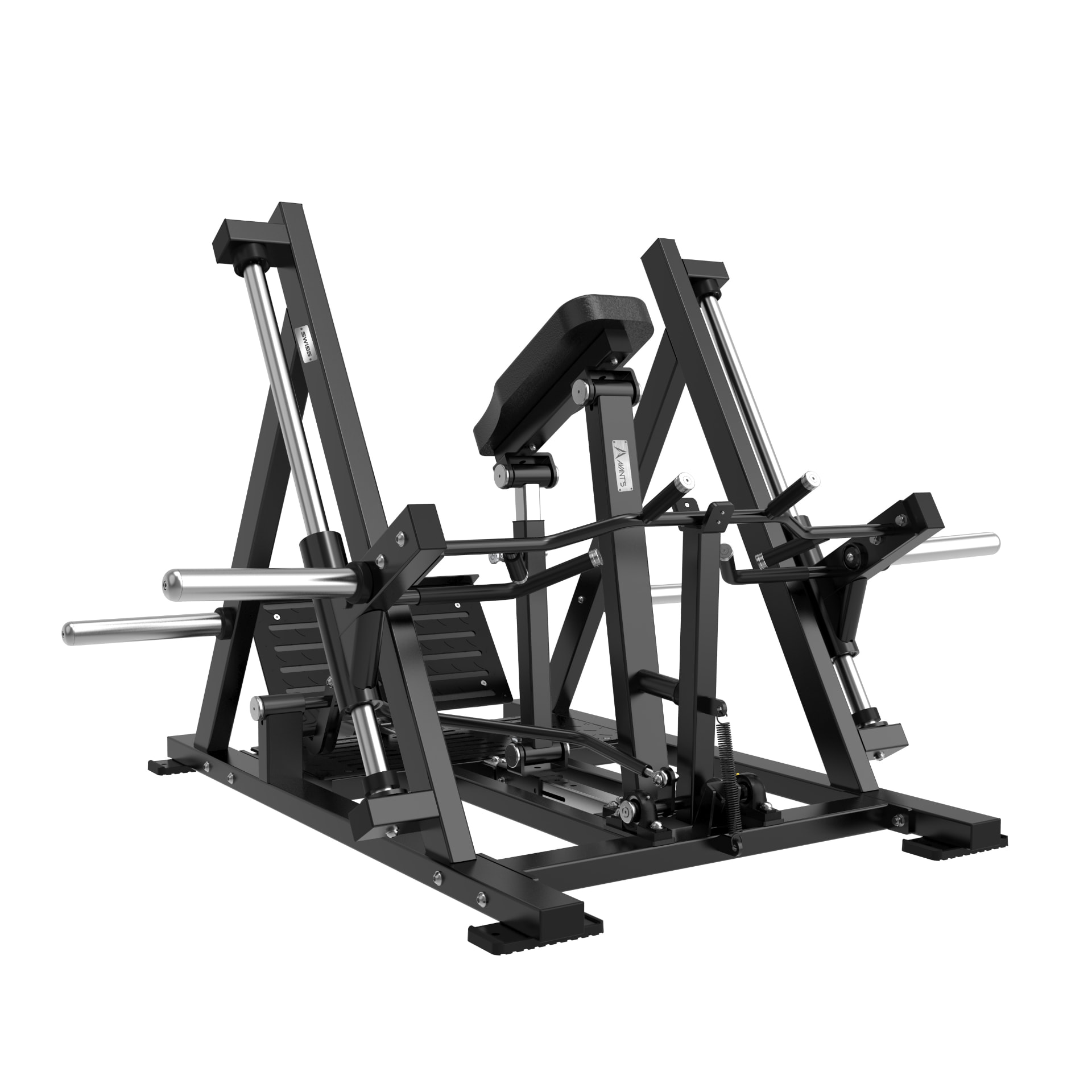 Agachamento Hack Squat Plate Loaded