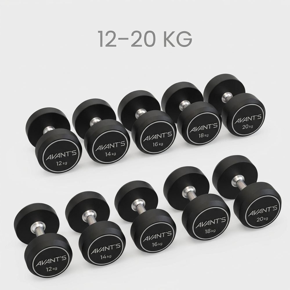 Equipamento Jogo de Dumbbells Avant's — 12 a 20 kg
